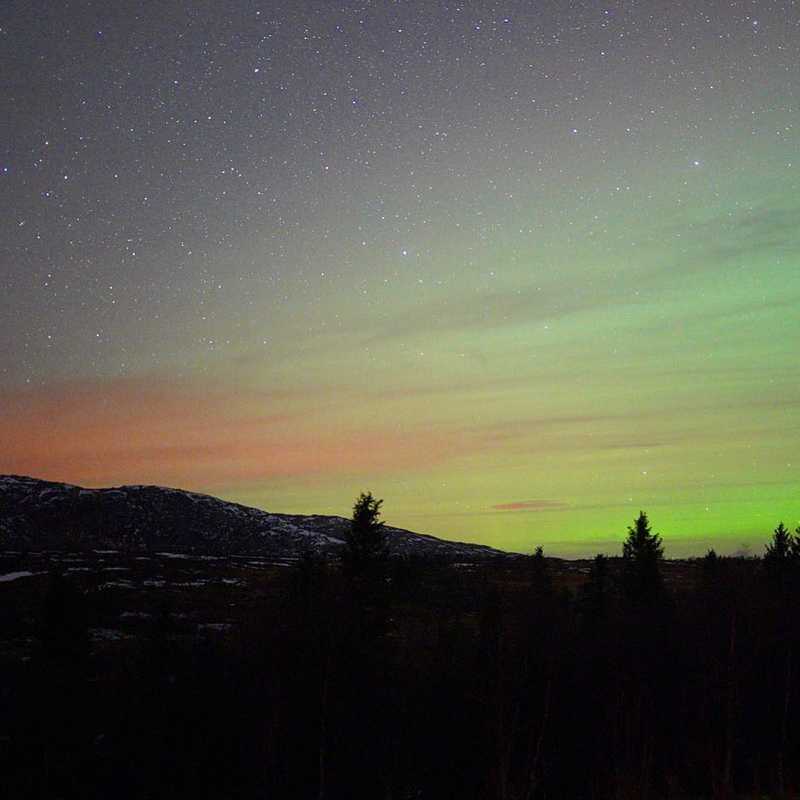 🏔🙌🏻 #aurora #northernlights #norrsken #norrland